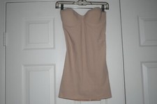 Ambrielle Size 36B Nude Corset Shapewear Dress Bodysuit Bottom Closure