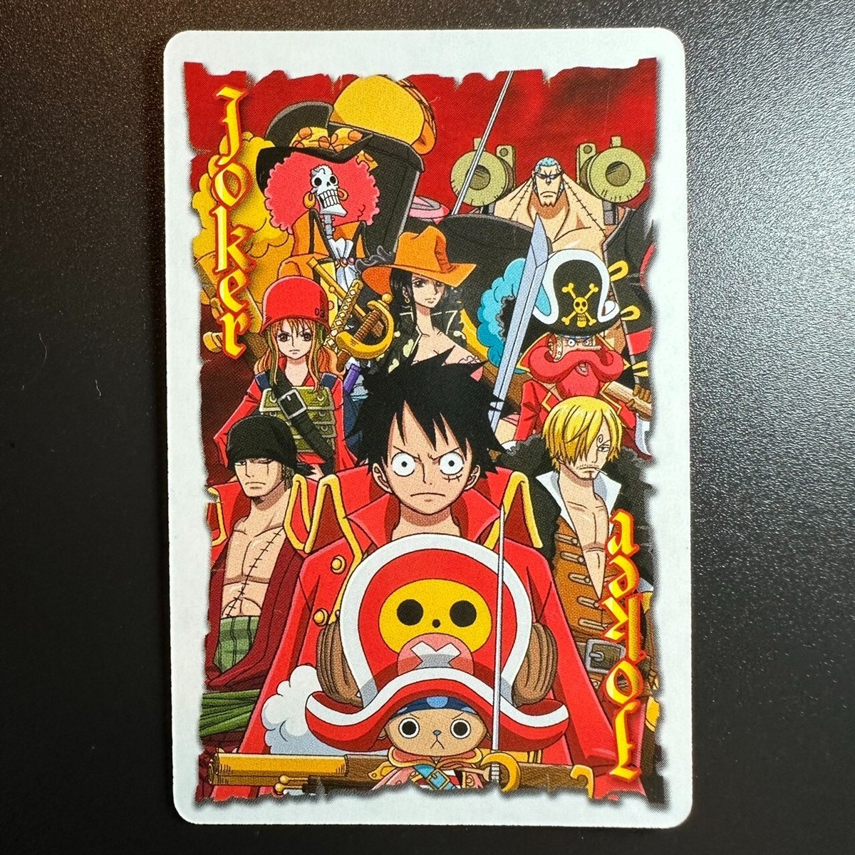 S1122 Straw Hat Crew JOKER Japanese One Piece Film Z Playing