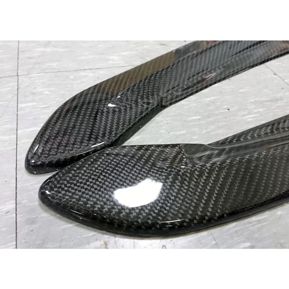 Carbon Fiber For Audi RS6 C7 5DR Avant Rear Side bumper Bar Splitter 2013-2018 Foto 2 de 4