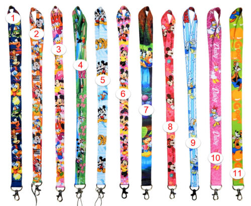 Disney Mickey & Friends Themen-Schlüsselband mit Clip - Ausweis-/Abzeichenhalter ~ BRANDNEU - Bild 2 von 13