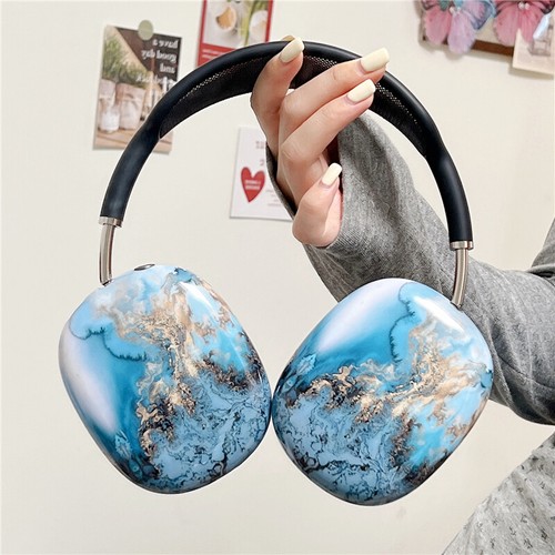 Marble Grain Protective Case Anti-Scratch Cover for Apple AirPods Max Headphone - Picture 17 of 18