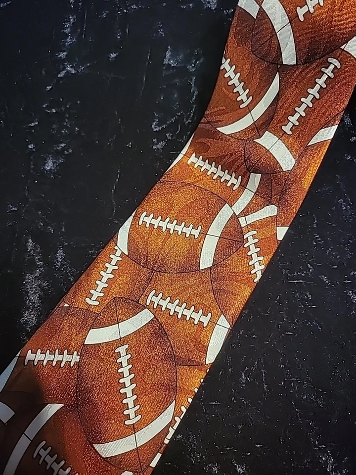 Traje profesional deportivo de fútbol americano marrón blanco vintage Steven Harris para hombre Foto 3 de 4