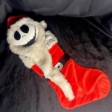 2018 Kcare Nightmare Before Christmas Disney Plush Jack Skellington Stocking 29”