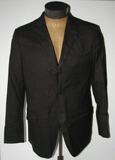 Banana Republic Men's Brown Pinstripe Wool 3-Button Blazer Sportcoat - Size 42R