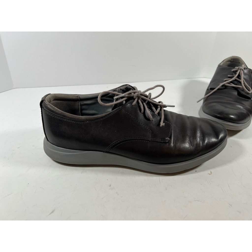 Cole Haan Mens Loafers Oxford Shoes Black Leather Lace Up  display picture 1