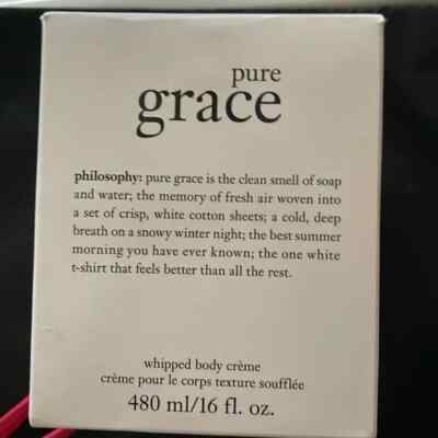 Philosophy Pure Grace Whipped Body Creme 16 oz Brand new in box. 