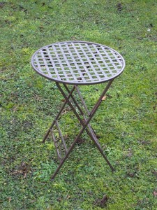 Klapptisch Nizza Bistrotisch Stecktisch Metalltisch Gartenmobel