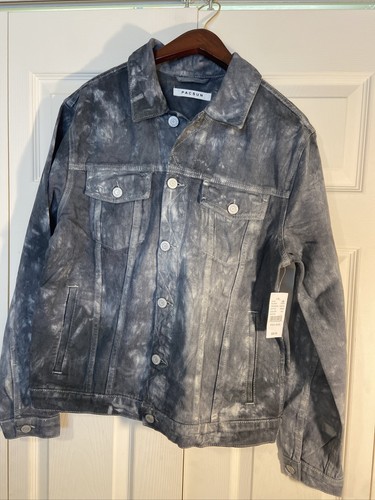 PAC Sun Mens Denim Jacket Size Medium M 