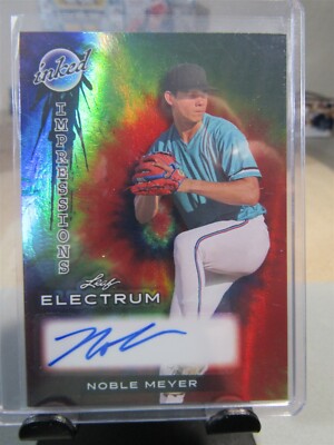 2023 Leaf Electrum Tie-Dye Impressions Noble Meyer Auto 23/35 (B54) Marlins