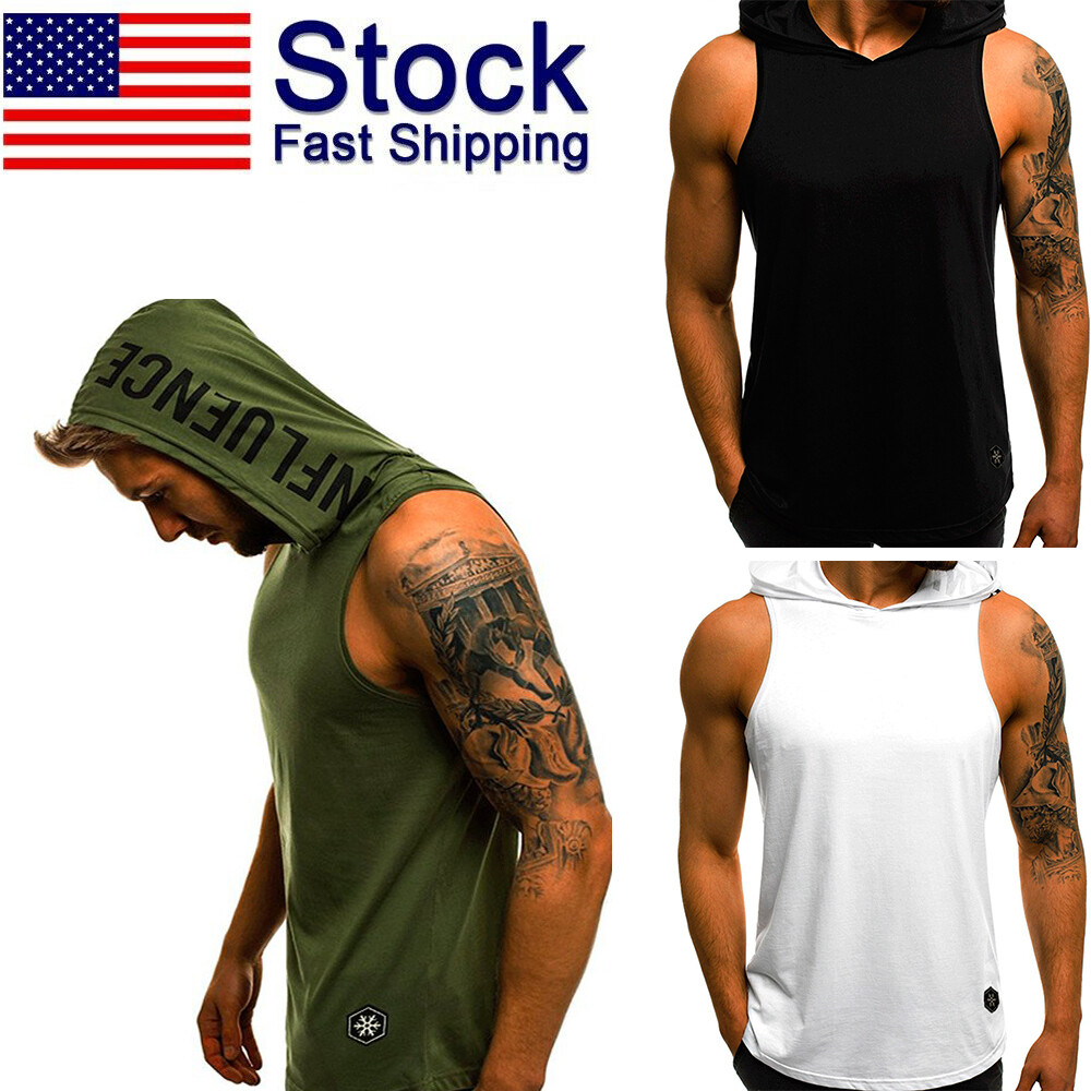 Womens Ladies Sleeveless Workout Muscle Racer Back Cotton Gymming Tank Vest Top