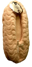 Slippers, Women's Pink Plush By Fuzzy Badda,Wave Design,One Size (Shoe Sz 7-9.5)