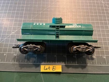 Marx Train Cities Service CSOX 2532 Green Single Dome Tanker Type G Trucks LOT E