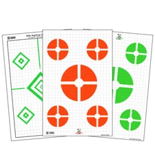 24 Pack Paper Shooting Targets Gun Range Pistol Handguns Rifle Sighting 23x35