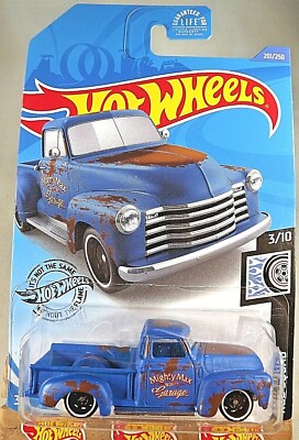 hot wheels 52 chevy black