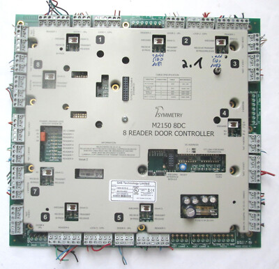 G4S AMAG Symmetry M2150-8DC Controller 8 Door/Reader Board  7000-5315-2