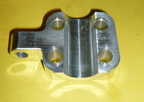 TRIUMPH BONNEVILLE T140 TRIDENT T150 T160 WHEEL SPINDLE CAP L/H 97-4456 UK MADE - Picture 2 of 2