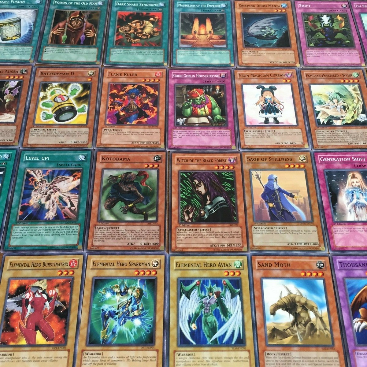 Yugioh Vintage Lot Common Cards X50 1st Ed/unlimited LOB MRD Yugioh Vintage Lot Common Cards X50 1st Ed/unlimited LOB MRD