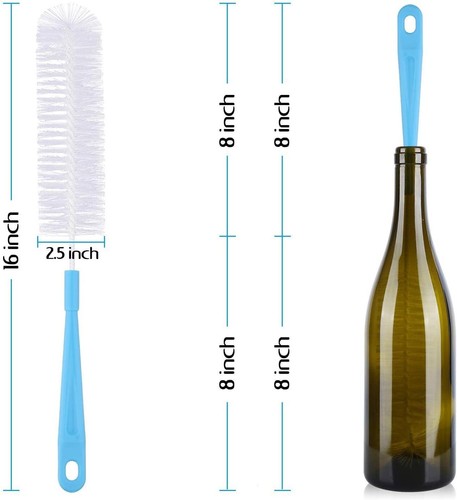 2/5 Pack Bottle Brush Cleaning Set,Long Handle Bottle Cleaner for Washing Narrow - Picture 20 of 23