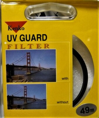 49mm UV Guard, BEST protection and  UV Glass Filter. by Kenko NEW !