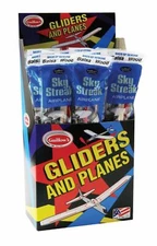 Guillow's Sky Streak Balsa Wood Flying Toy Airplane, 24-Piece Display GUI-50-DIS