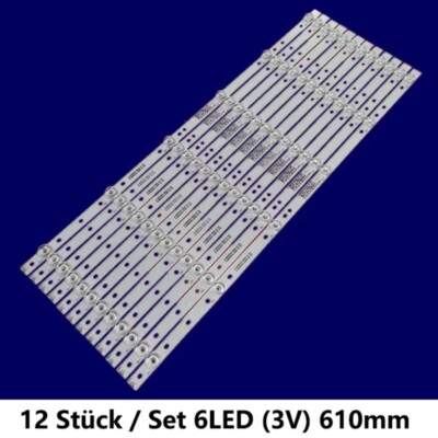 LED-Streifen für Sharp LC-65Q6020U Hisense 65H6E 65H6D 65R6E 65Q7809