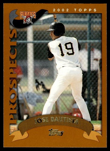 2002 Topps Traded & Rookies #T180 Jose Bautista Rookie Pittsburgh Pirates