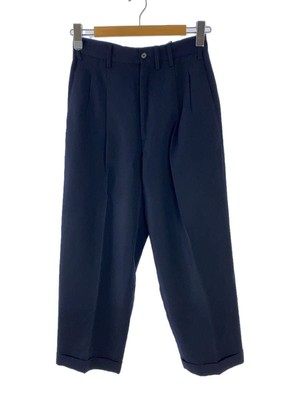 YOHJI YAMAMOTO POUR HOMME slacks pants S wool Navy hf-p05-112 Used 