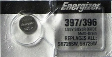 ENERGIZER 396/397 SR726SW SR726W WATCH BATTERY NEW Authorize Seller