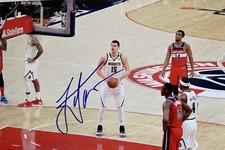 Nikola Jokic signiert Basketball NBA Serbien MVP Olympia Autogramm signed (13)