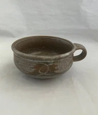 ROBIN HOPPER Signed Stoneware Soup Bowl, Canada