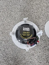 Acoustic Audio CSic83 Ceiling/Wall 8" Home Theater Speaker (Set Of 5)