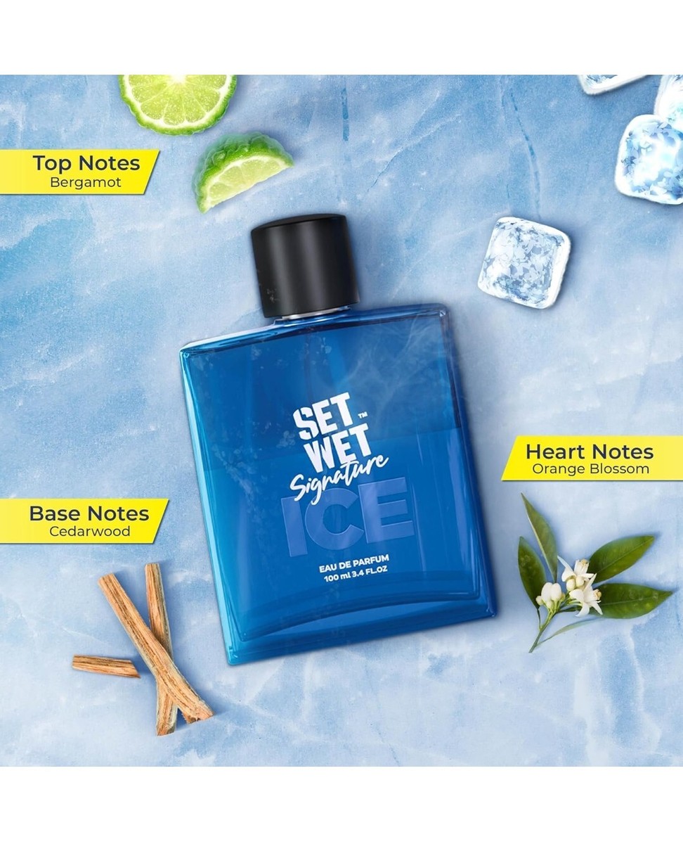 Set Wet Ice Perfume for Men, 100ml|Citrusy Long Lasting Perfume