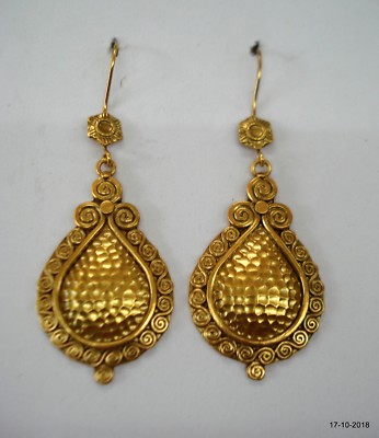 sterling silver gold vermeil gold gilded earrings gold plated earrings