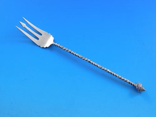 Number 11 Gorham Sterling Silver Narragansett Motif Cocktail Fork Shell 5 5/8"