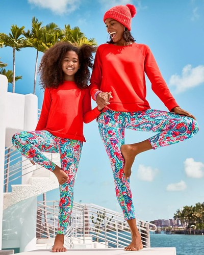 Lilly Pulitzer Girls Luxletic Mini Beach Comber Sweatshirt XS 2-3 Years 266892 - Picture 3 of 11