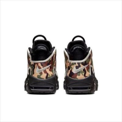 シューズ(男性用) NIKE AIR MORE UPTEMPO \"BLACK CAMO Nike Air More Uptempo '96 QS Black Camo Men's Shoes CJ6122