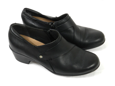Clarks Collection Boots Womens 8.5 W Ankle Booties Black 