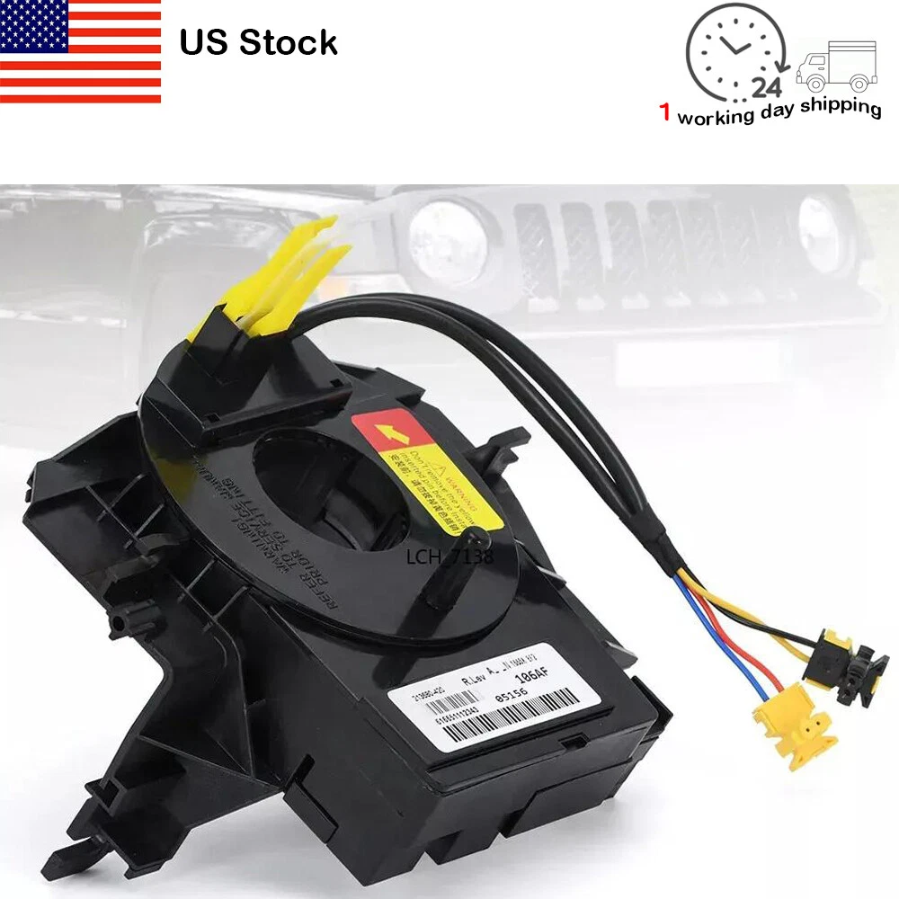 Steering Wheel Clock Spring w/ Angle Sensor 68339336AA for Jeep 