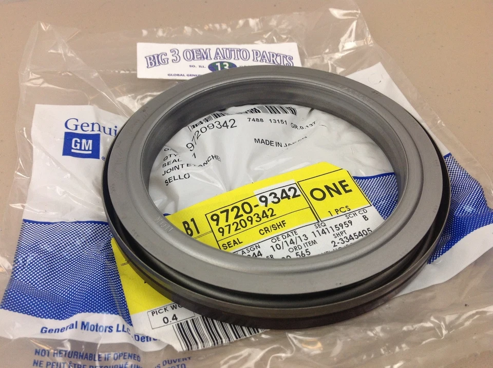 Cigüeñal trasero Chevrolet Silverado GMC Sierra 6,6 L Duramax SELLO DE ACEITE nuevo OEM Foto 2 de 4