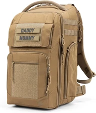 Tactical Baby Gear Everyday Tactical Diaper Bag Backpack for Dads – Includes Cha