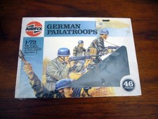 Airfix Model 1/72 WWII Infantry German Paratroops 01753 New Sealed Vintage 46