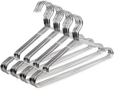 40 Pack Wire Coat Hangers Stainless Steel Heavy Duty Metal Clothes Suit Hanger