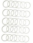 5 Sets of 6 String Classical Guitar Strings (3 Clear Nylon & 3 Nylon Core