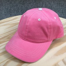 The Classics Yupoong Baseball Cap Womens Pink OS Adjustable Curved Brim Cotton