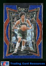 2024-25 Panini Select #67 AJ Johnson Blue Scope Prizm #/249