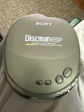 SONY DISCMAN D-242CK - vintage portable CD player - Clean. Won't Power On