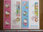 Japan Stamp First Day Cover Hello Kitty Greetings 2 Covers Large format 2010