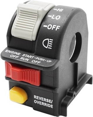 Left Handlebar Engine Start Off Headlight HI LO Off Switch for Polaris Sportsman