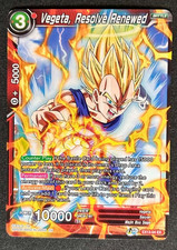 Vegeta, Resolve Renewed EX13-04 Dragon Ball Masters EX NM