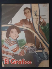 EL GRAFICO magazine number 2037 year 1958 - Eduardo Soriano y Margarita Bunge